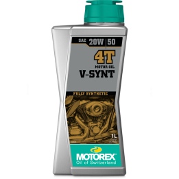 Huile moteur Motorex V-SYNT 4T - 20W50 - 1L | Oxmoto