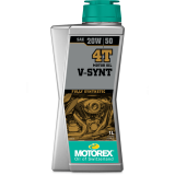 Huile moteur Motorex V-SYNT 4T - 20W50 - 1L | Oxmoto