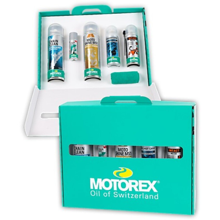 Kit de nettoyage, entretien et lubrification Motorex X Ride N' Shine