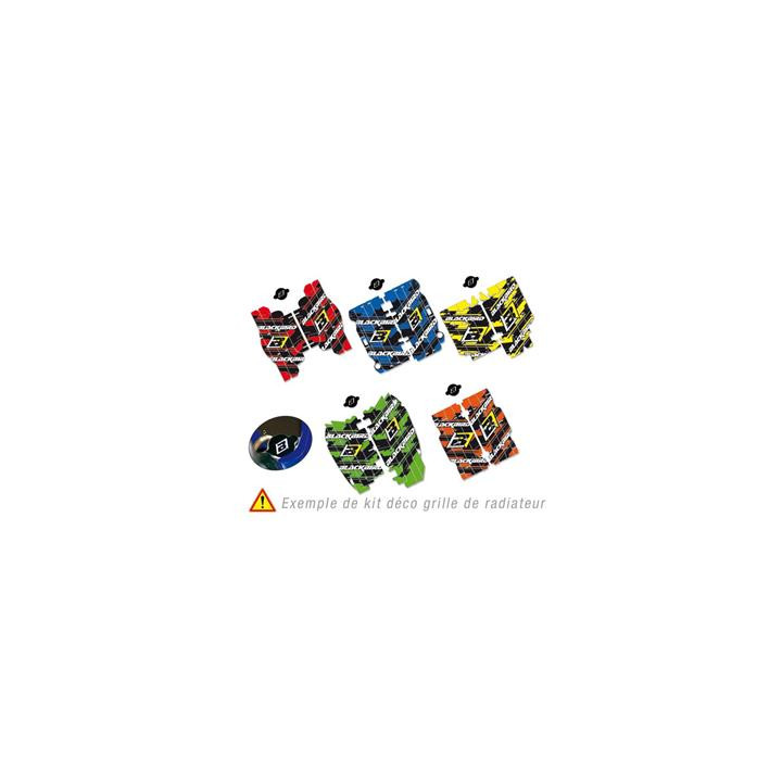 Kit déco de cache radiateur Blackbird dream graphic 3 rouge Honda crf250r