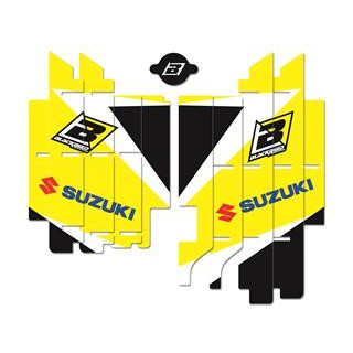 Kit déco de cache radiateur Blackbird dream graphic 3 jaune Suzuki rm-z450
