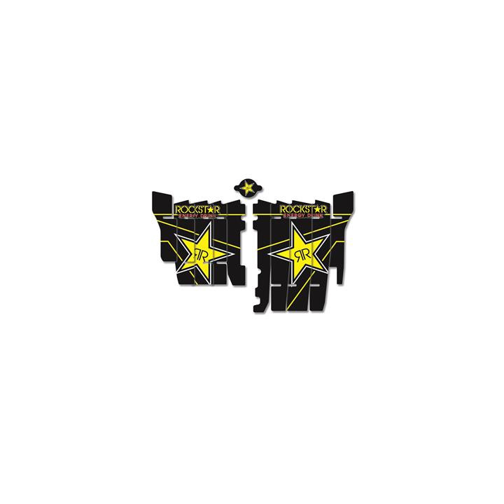Kit déco de cache radiateur Blackbird Rockstar Energy Honda CRF250R