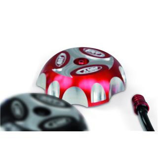 Bouchon de réservoir ART alu rouge 1081083002 | Oxmoto