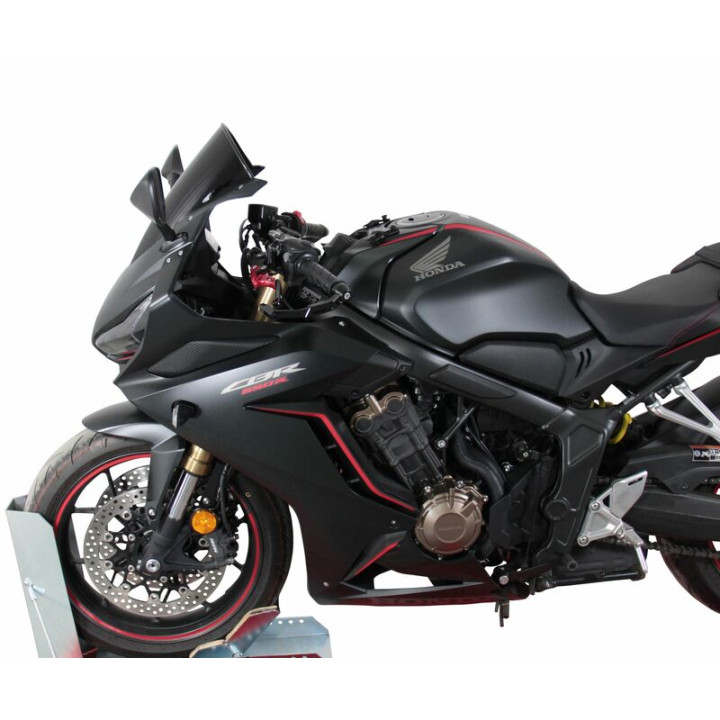 Bulle MRA Racing "R" - noir Honda CBR650R | Oxmoto