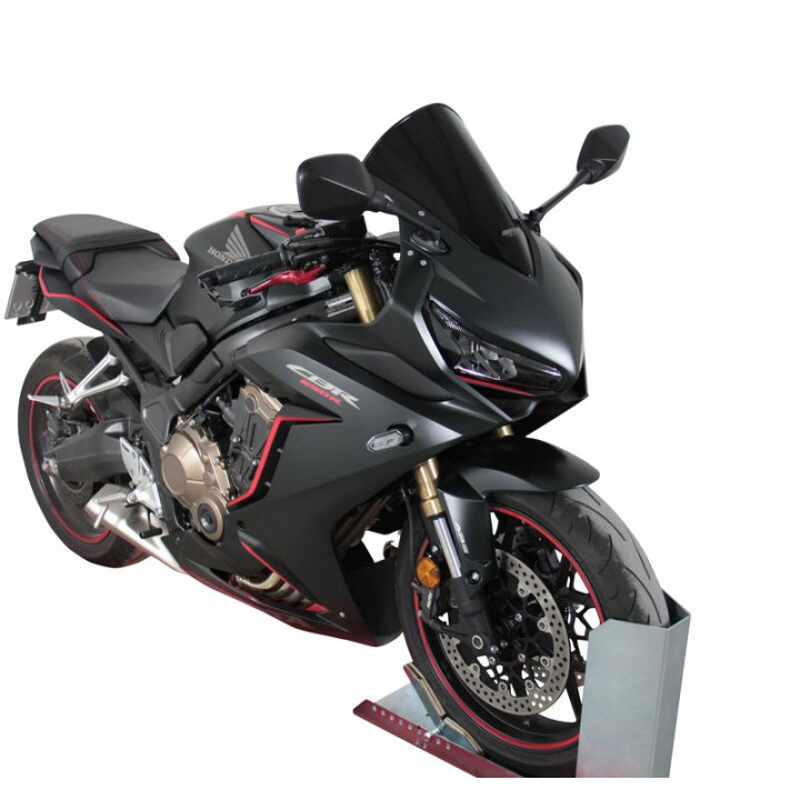 Bulle MRA Racing "R" - noir Honda CBR650R | Oxmoto