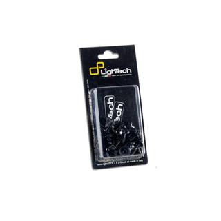 Kit vis de cadre Lightech noir alu (23 pièces) KTM 690