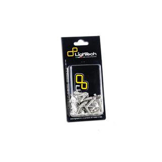 Kit vis de cadre Lightech argent alu (23 pièces) KTM 690