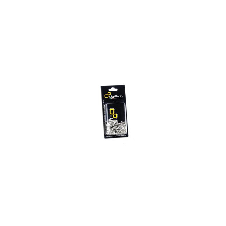 Kit vis de cadre Lightech argent alu (23 pièces) KTM 690