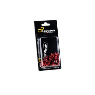 Kit vis de cadre Lightech rouge alu (23 pièces) KTM 690