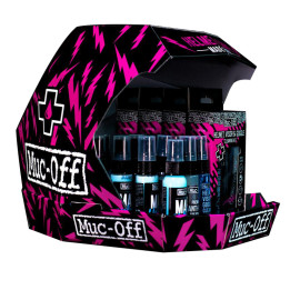 Présentoir de comptoir Muc-off Pack entretien casque - sans produits