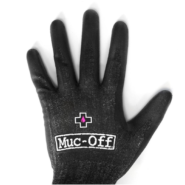 Gants d'atelier Muc-off noir taille | Oxmoto