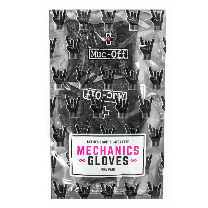 Gants d'atelier Muc-off noir taille | Oxmoto