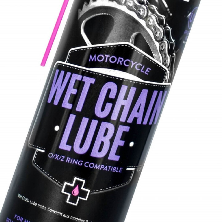 Lubrifiant chaîne Muc-off Wet Chain Lube - spray 400ml