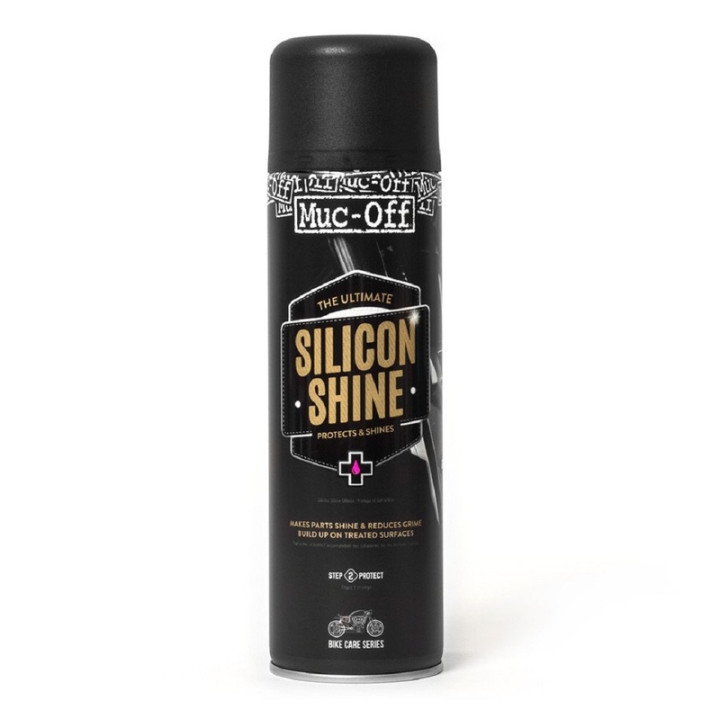 Spray de protection Muc-off Motorcycle Silicon Shine - spray 500ml