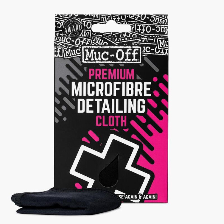 Chiffon microfibre Muc-off Premium pour casque, écran, bulle