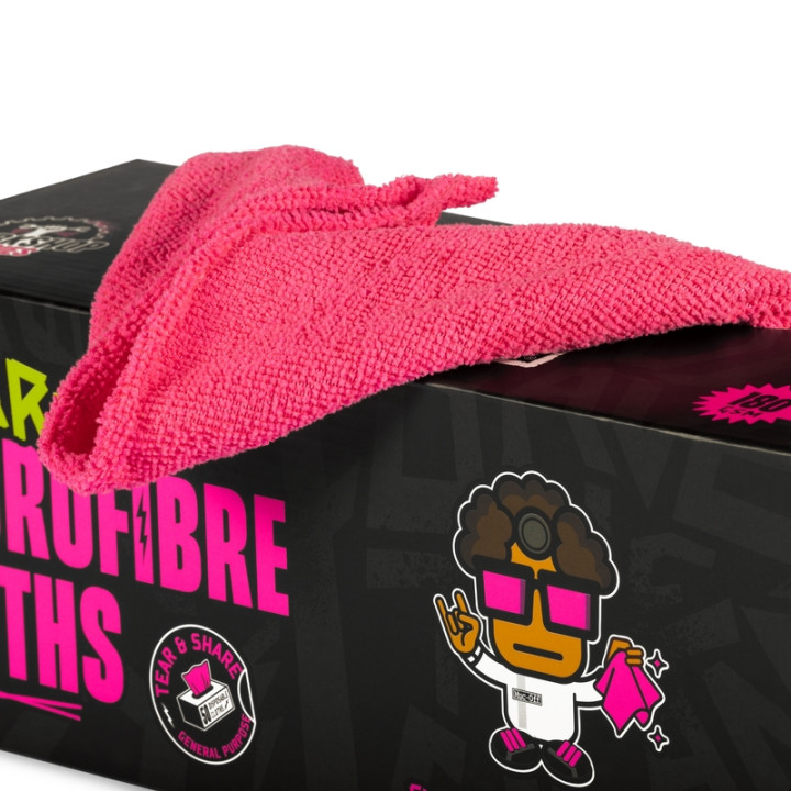 Lingettes microfibres Muc-off Tear-Off - rouleau de | Oxmoto