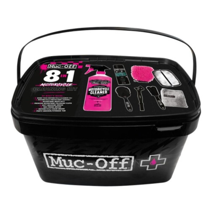 Kit de nettoyage moto 8 en 1 Muc-off | Oxmoto