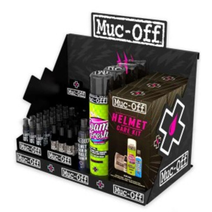 Présentoir mural Muc-off (produits non inclus) | Oxmoto
