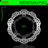 Disque de frein NG BRAKES pétale flottant 1233X | Oxmoto