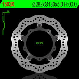 Disque de frein NG BRAKES pétale flottant 1503X | Oxmoto