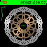 Disque de frein NG BRAKES pétale flottant 776X | Oxmoto