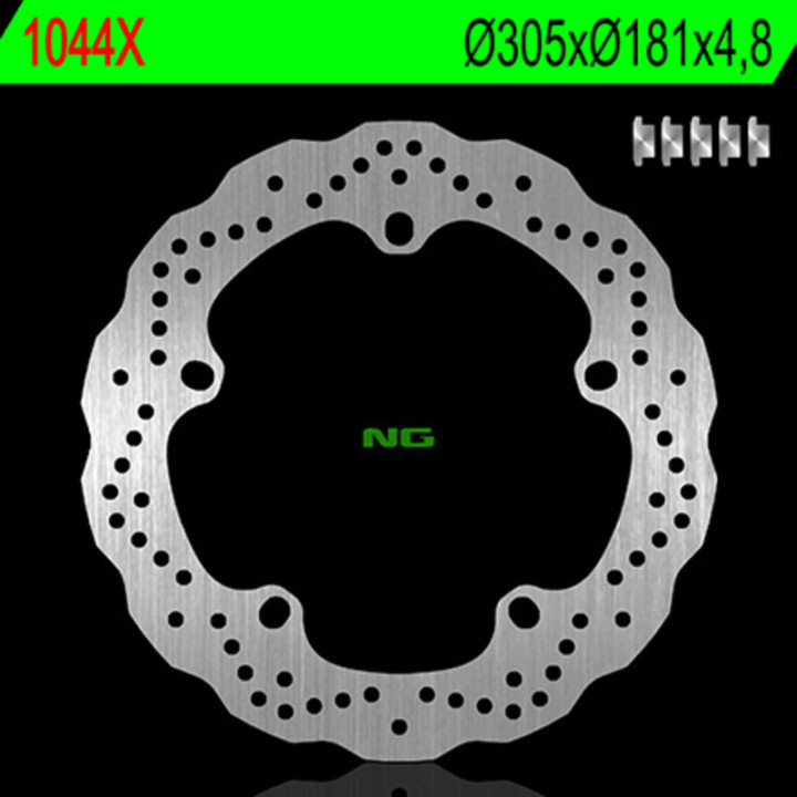 Disque de frein NG BRAKES pétale fixe 1044X | Oxmoto