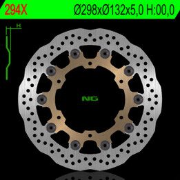 Disque de frein NG BRAKES pétale flottant 294X | Oxmoto