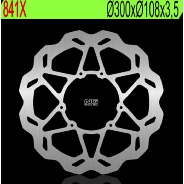 Disque de frein NG BRAKES pétale fixe 841X | Oxmoto