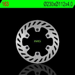Disque de frein NG BRAKES rond fixe 163 | Oxmoto