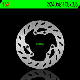 Disque de frein NG BRAKES rond fixe 152 | Oxmoto