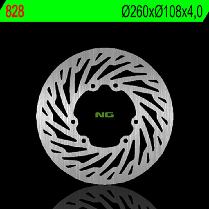 Disque de frein NG BRAKES rond fixe 828 | Oxmoto