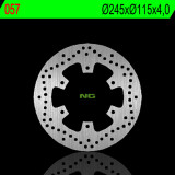 Disque de frein NG BRAKES rond fixe 057 | Oxmoto