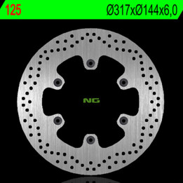 Disque de frein NG BRAKES rond fixe 125 | Oxmoto