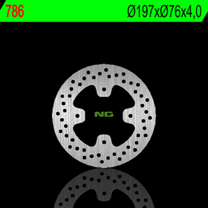 Disque de frein NG BRAKES rond fixe 786 | Oxmoto