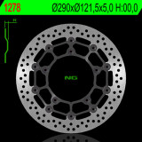 Disque de frein NG BRAKES rond flottant 1278 | Oxmoto