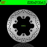 Disque de frein NG BRAKES rond fixe 687 | Oxmoto