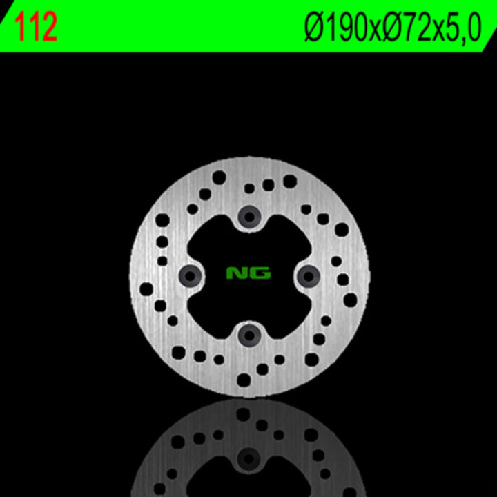 Disque de frein NG BRAKES rond fixe 112 | Oxmoto