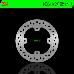 Disque de frein NG BRAKES rond fixe 224 | Oxmoto