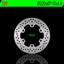 Disque de frein NG BRAKES rond fixe 326 | Oxmoto