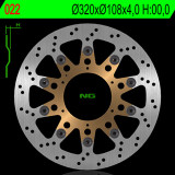 Disque de frein NG BRAKES rond flottant 022 | Oxmoto