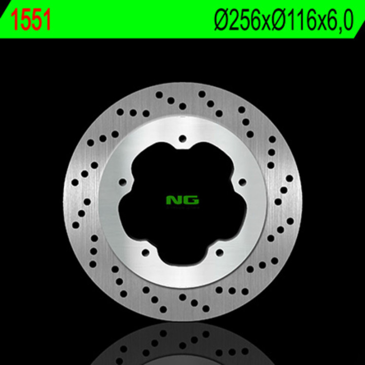 Disque de frein NG BRAKES rond fixe 1551 | Oxmoto