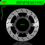 Disque de frein NG BRAKES rond flottant 1457 | Oxmoto