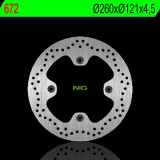 Disque de frein NG BRAKES rond fixe 672 | Oxmoto