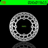 Disque de frein NG BRAKES rond fixe 119 | Oxmoto