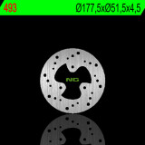 Disque de frein NG BRAKES rond fixe 493 | Oxmoto