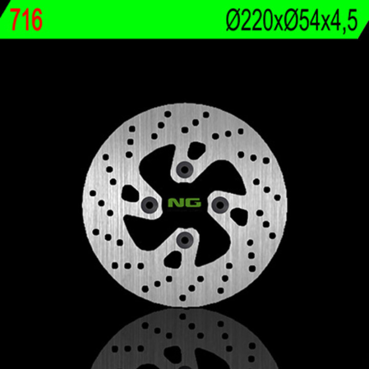 Disque de frein NG BRAKES rond fixe 716 | Oxmoto
