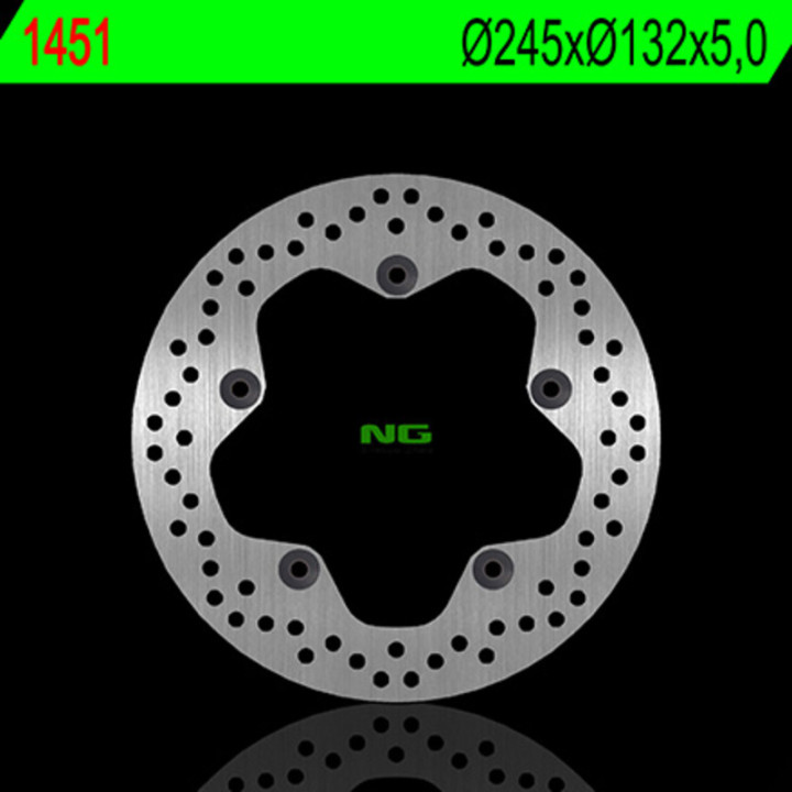 Disque de frein NG BRAKES rond fixe 1451 | Oxmoto