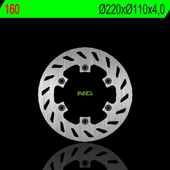 Disque de frein NG BRAKES rond fixe 160 | Oxmoto