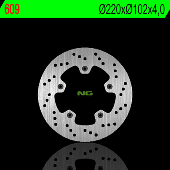 Disque de frein NG BRAKES rond fixe 609 | Oxmoto