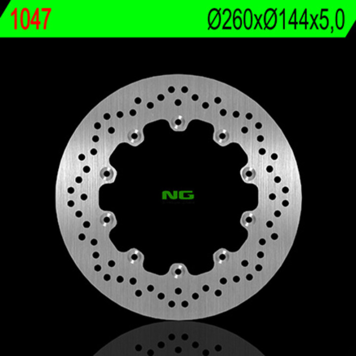 Disque de frein NG BRAKES rond fixe 1047 | Oxmoto